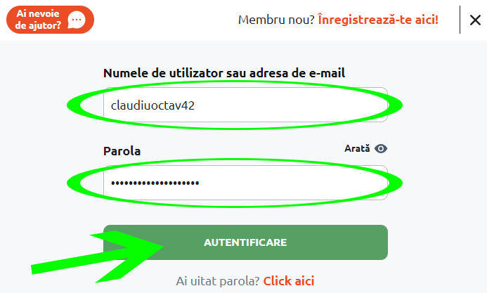 Inchidere cont Betano - pasul 2